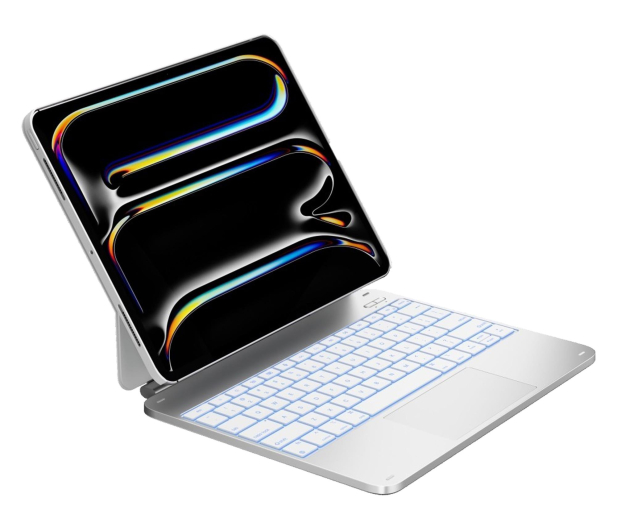 TYPECASE Etui Edge + z klawiaturą do iPad Pro 13" 2024/2025 srebrny - 1485361 - zdjęcie 2